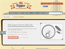 Tablet Screenshot of electric-bike-kit.com